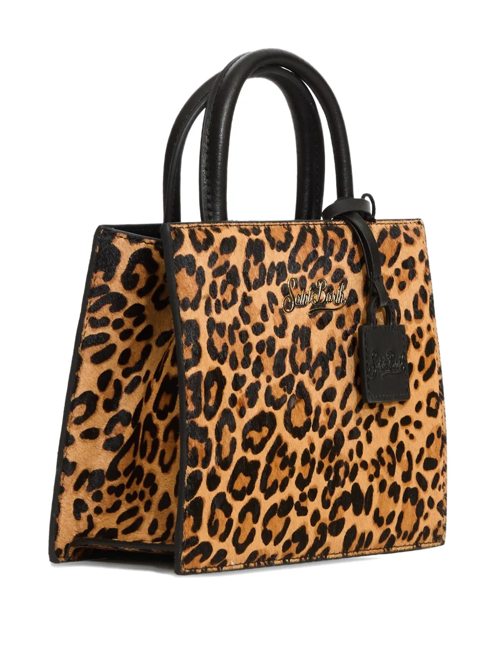 Mc2 Saint Barth Mini Shop Tote Bag In Brown