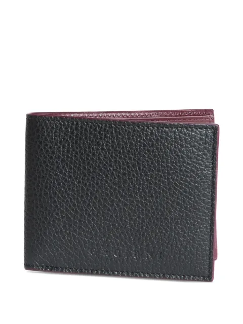 Orciani logo-engraved leather wallet