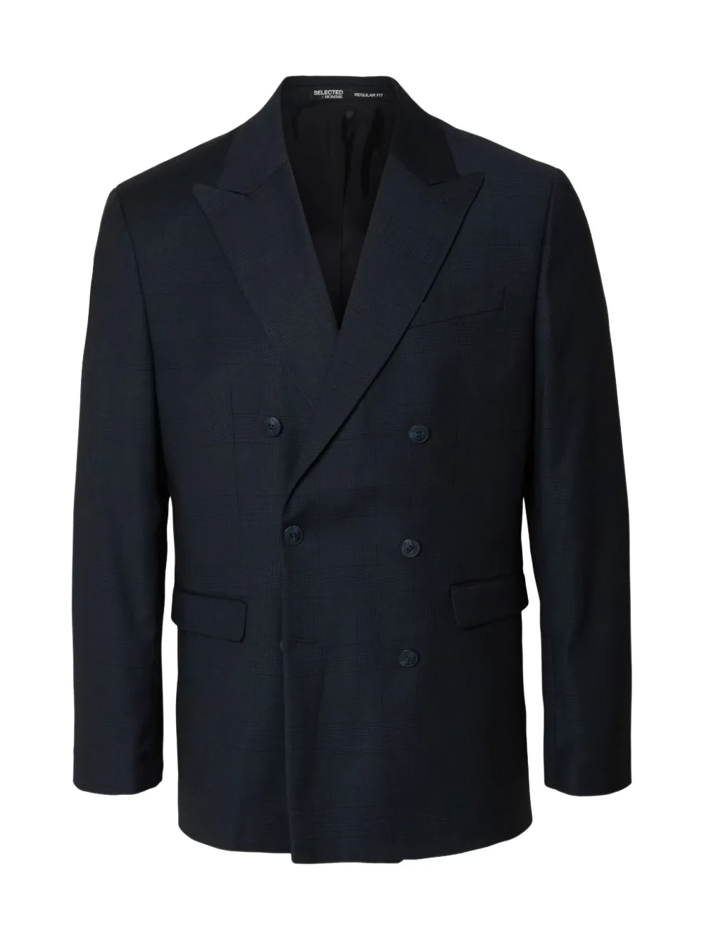 SELECTED double-breasted checked blazer | Blazers | Image 2