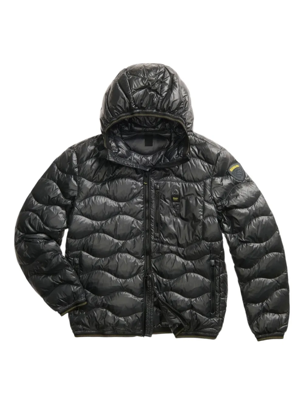 Blauer Wave hooded jacket | Black | Image 1