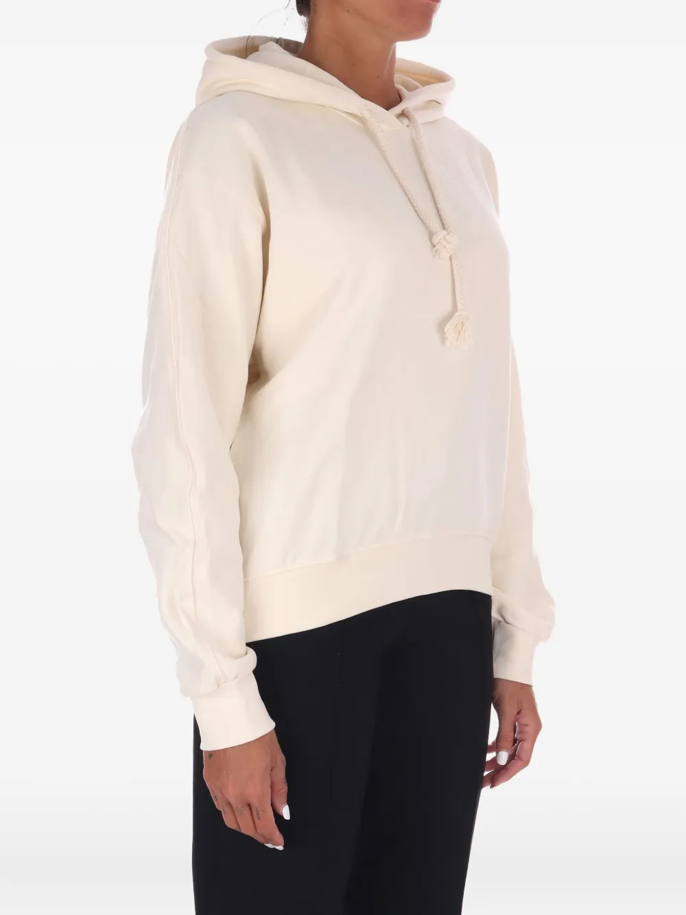 Disclaimer Long-sleeve Hoodie In Neutral