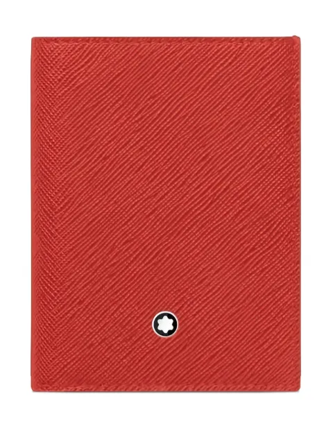 Montblanc textured logo mini wallet