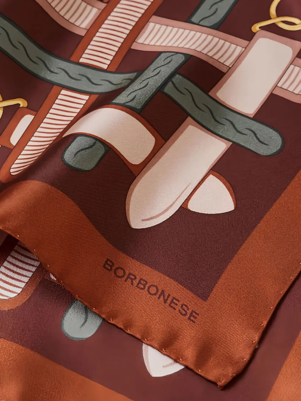 Borbonese teddy-motif scarf | Image 2