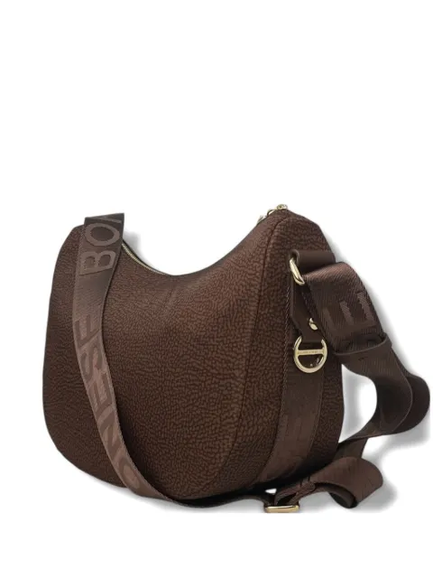 Borbonese small Luna logo shoulder bag
