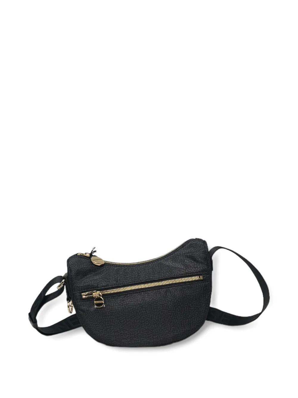 Borbonese Min Luna Bag In Gray
