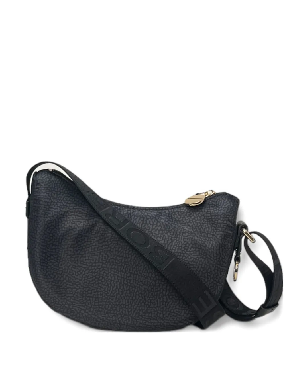 Borbonese Min Luna Bag In Gray