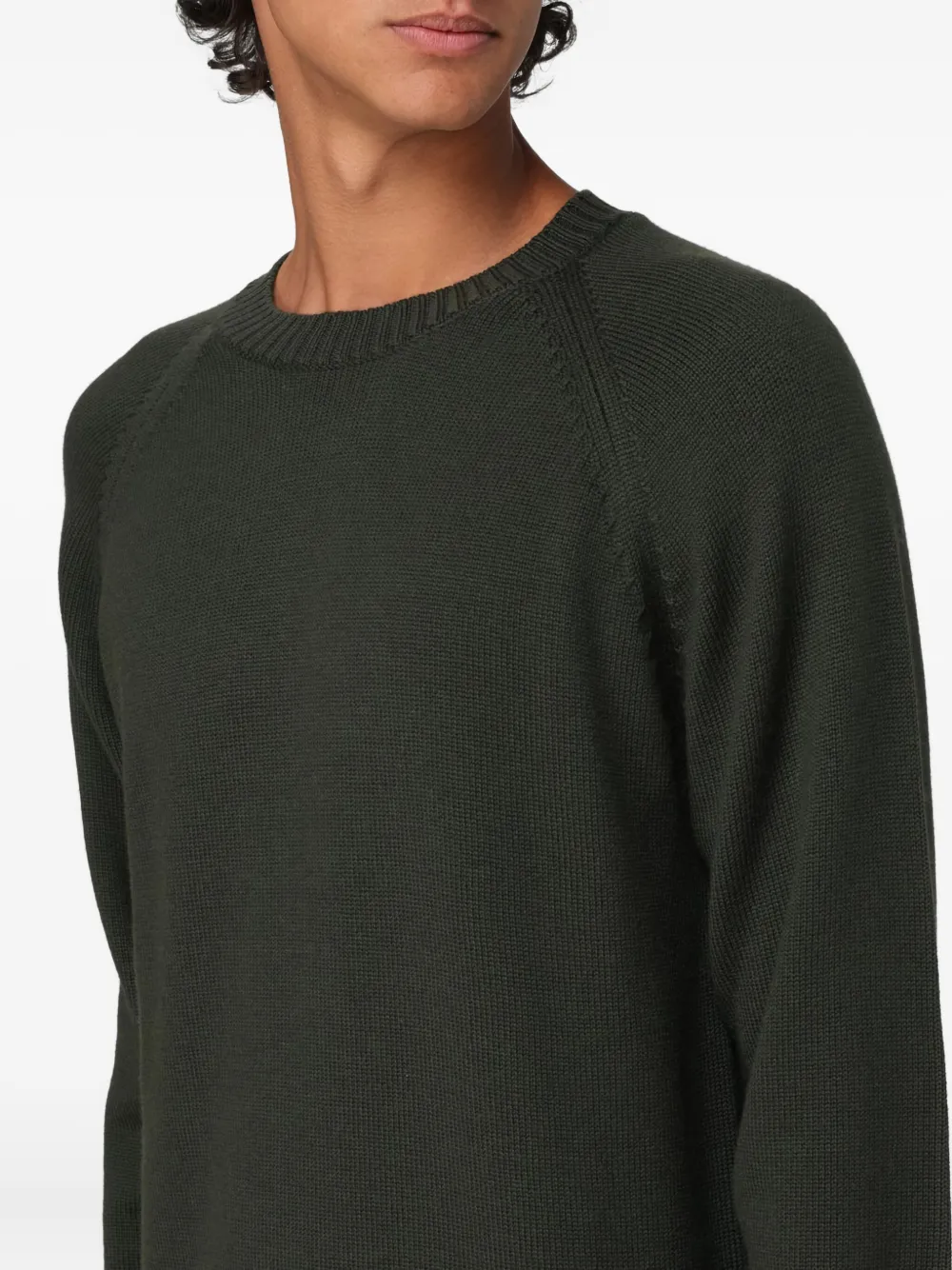 Paolo Pecora Raglan sweater Groen