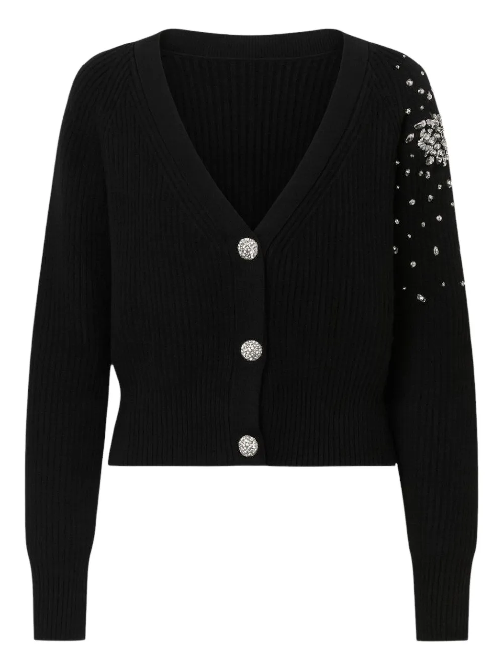 Liu •jo Embellishment-details Cardigan In Black