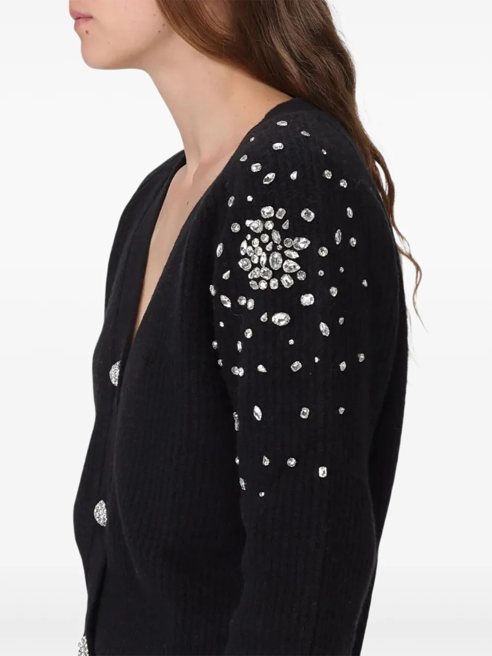 LIU JO Vest verfraaid met details Zwart