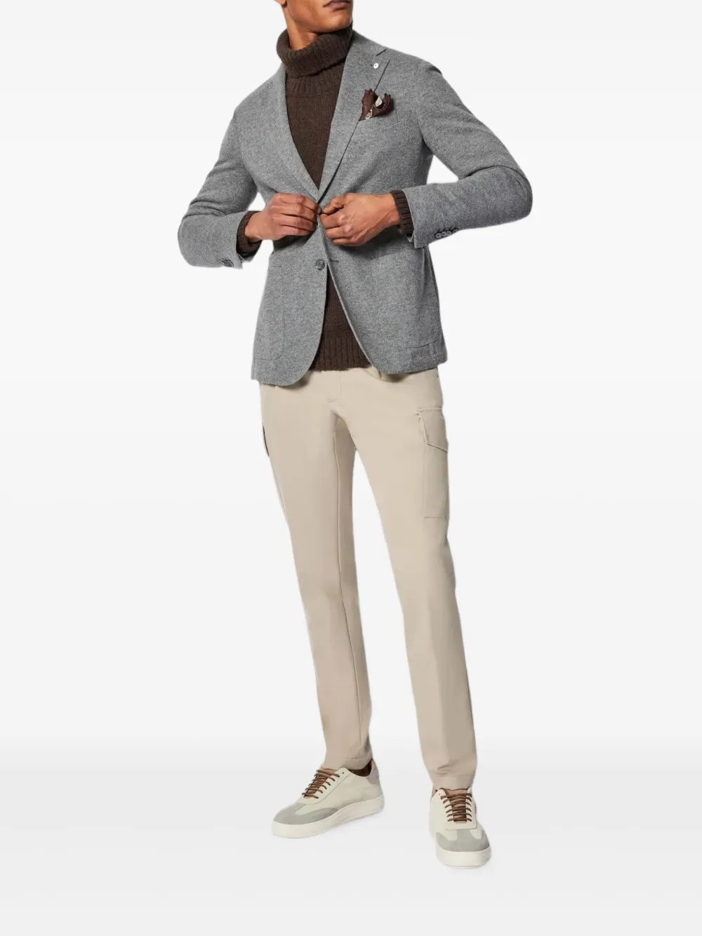 L.B.M. 1911 single-breasted jersey jacket | Blazers | Image 2