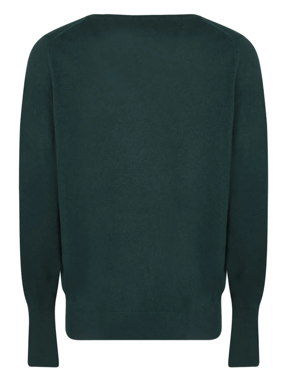 Ballantyne argyle-pattern V-neck sweater - Groen