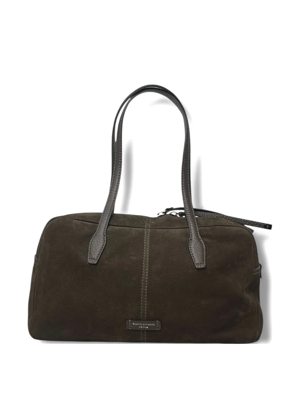 Gianni Chiarini Aryna Leather Shoulder Bag In Brown