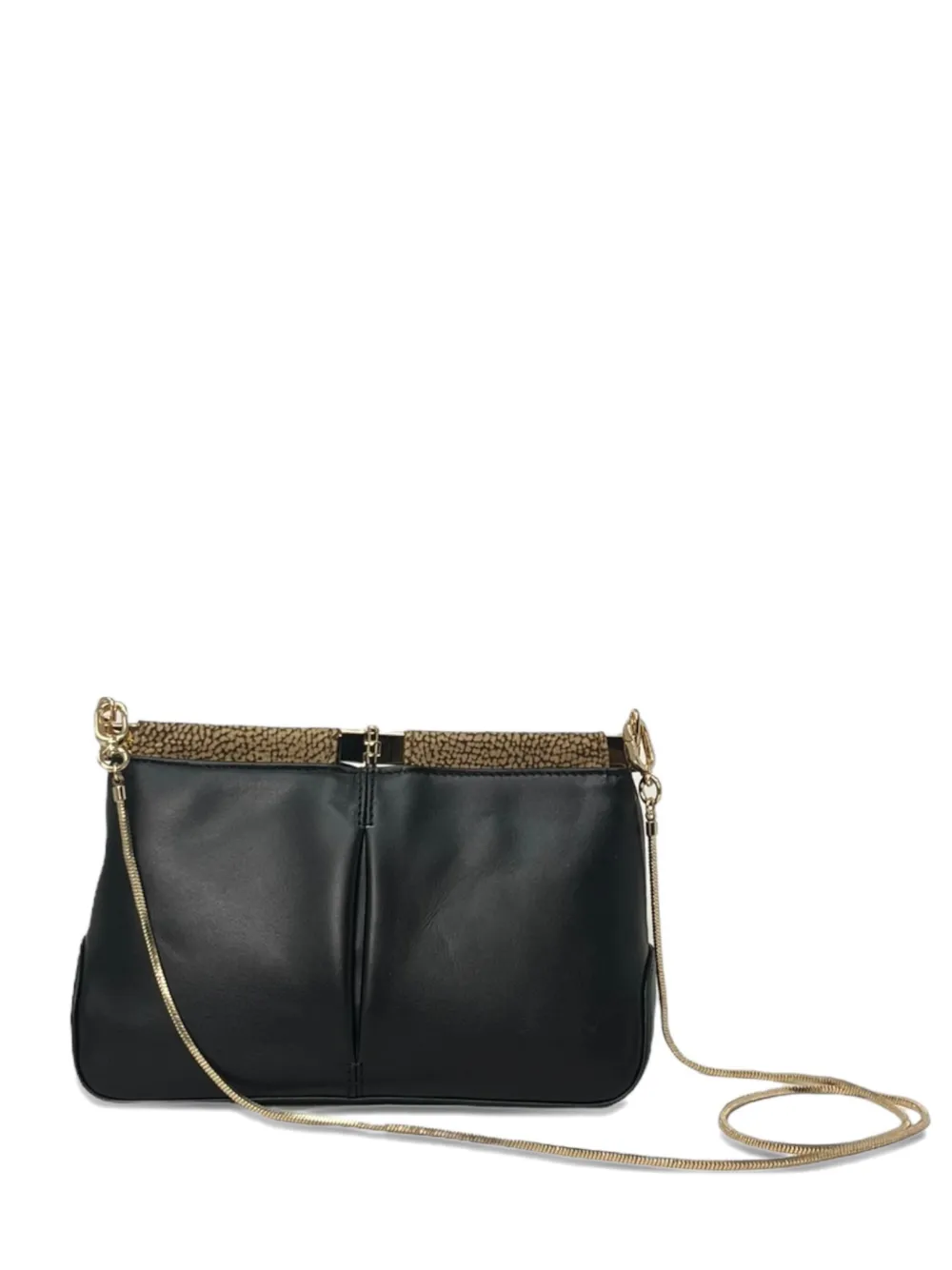 Borbonese Mini 5pm Shoulder Bag In Black