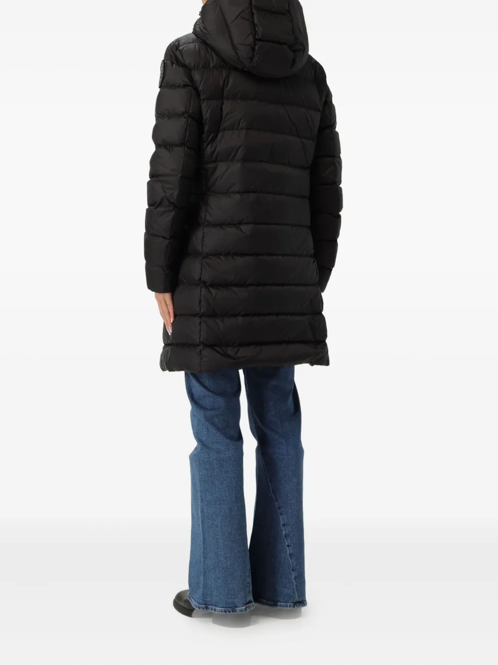 Blauer Agnes Hooded Coat In Black