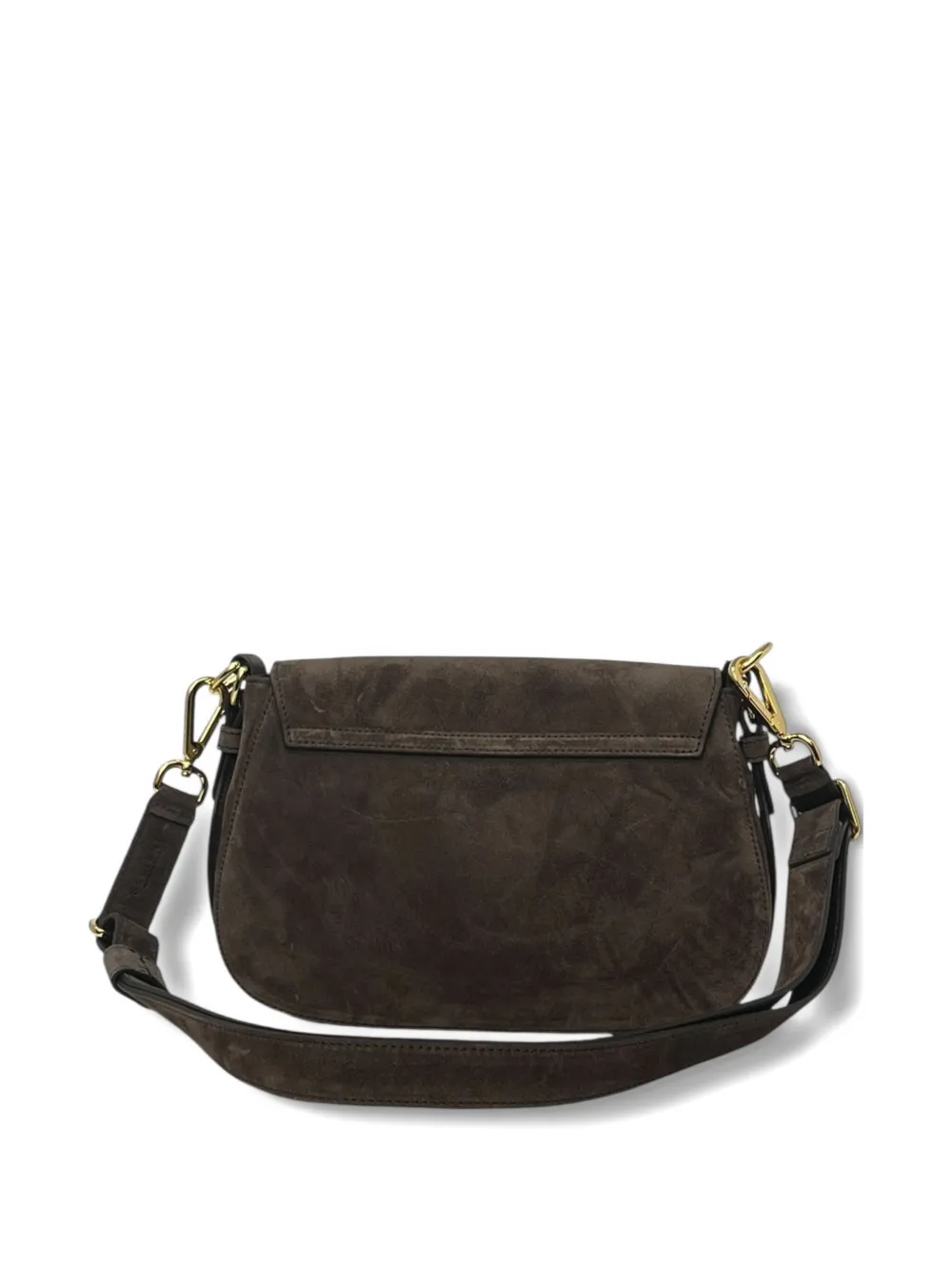 Orciani Ring-detail Cross Body Bag In Brown