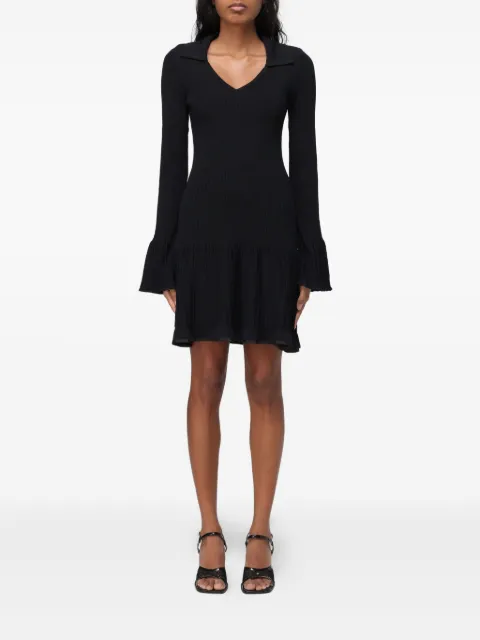 LIU JO V-neck flared mini dress
