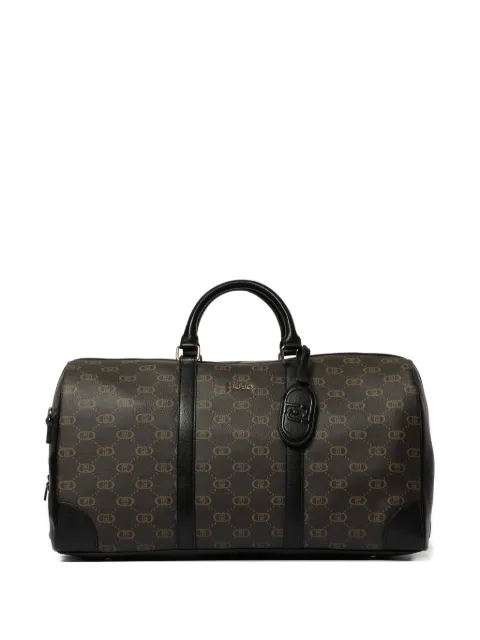 LIU JO bolsa de viaje grande con logo estampado