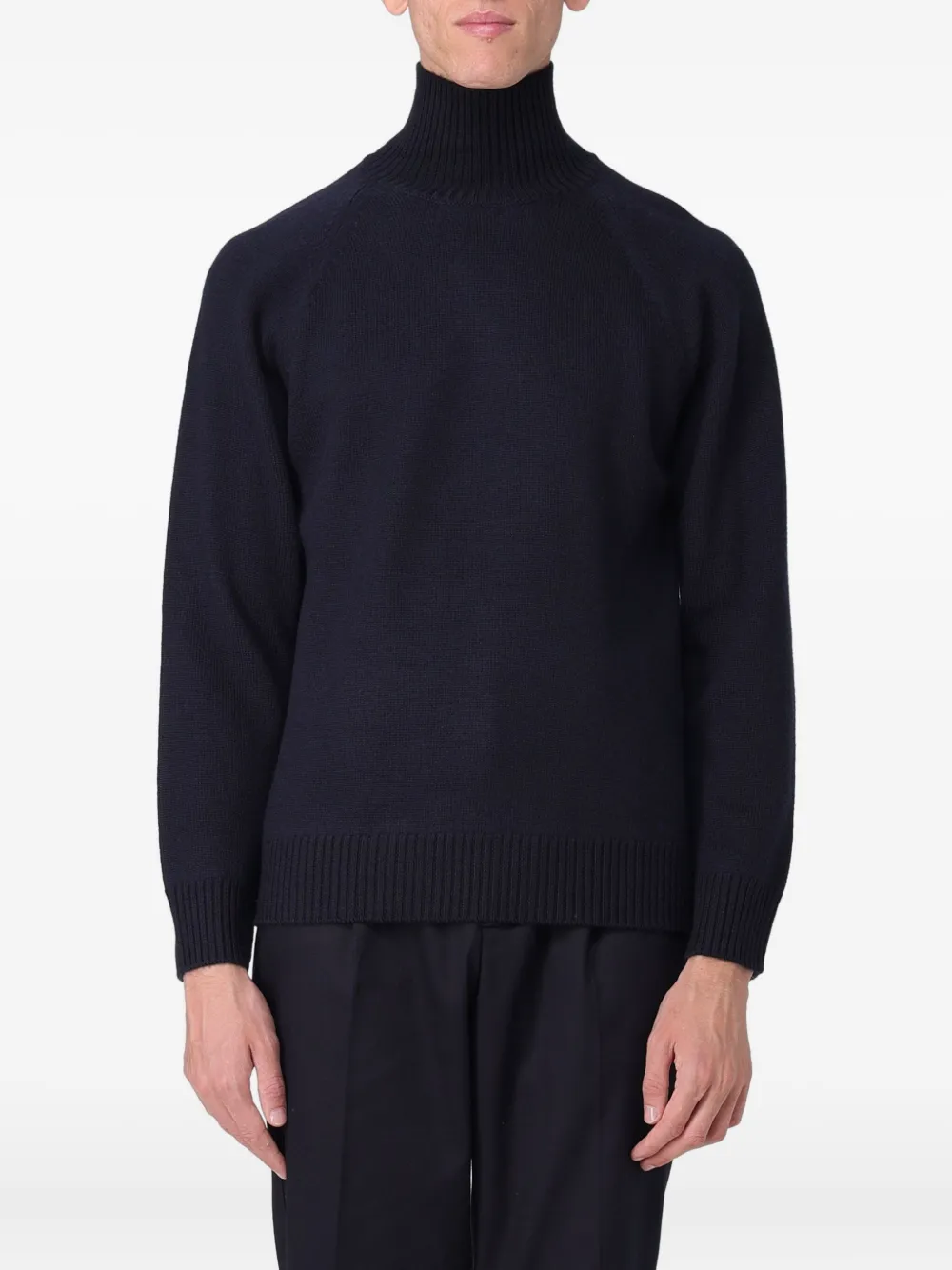 Paolo Pecora turtleneck raglan-sleeve sweater | Blue | Image 1