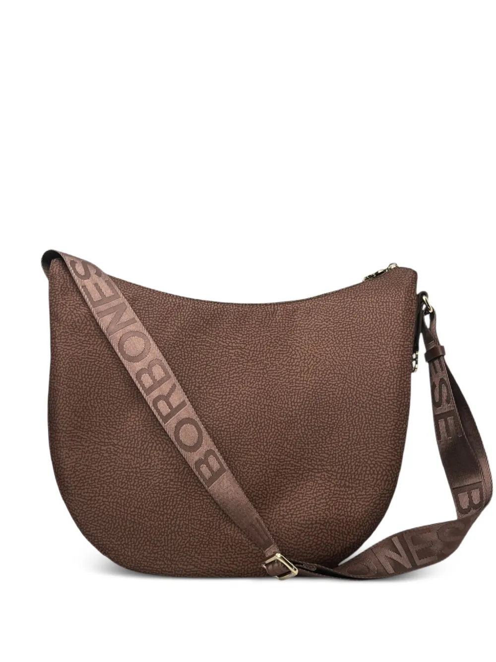 Borbonese medium Luna shoulder bag | Brown | Image 1