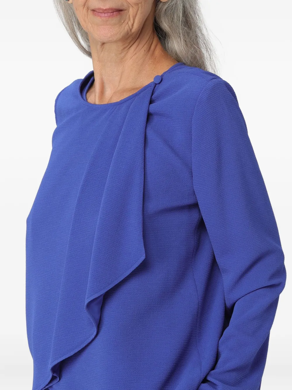 Giorgio Armani Top met ruches Blauw