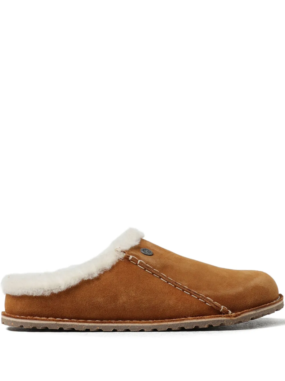 Birkenstock Zermatt stitch-detail mules | Brown | Image 1