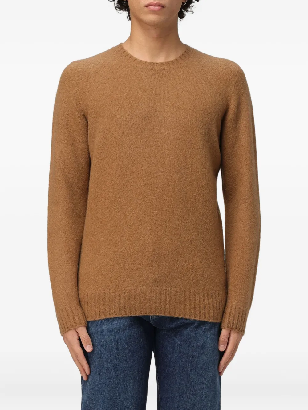 Drumohr pocket cardigan top | Brown | Image 1