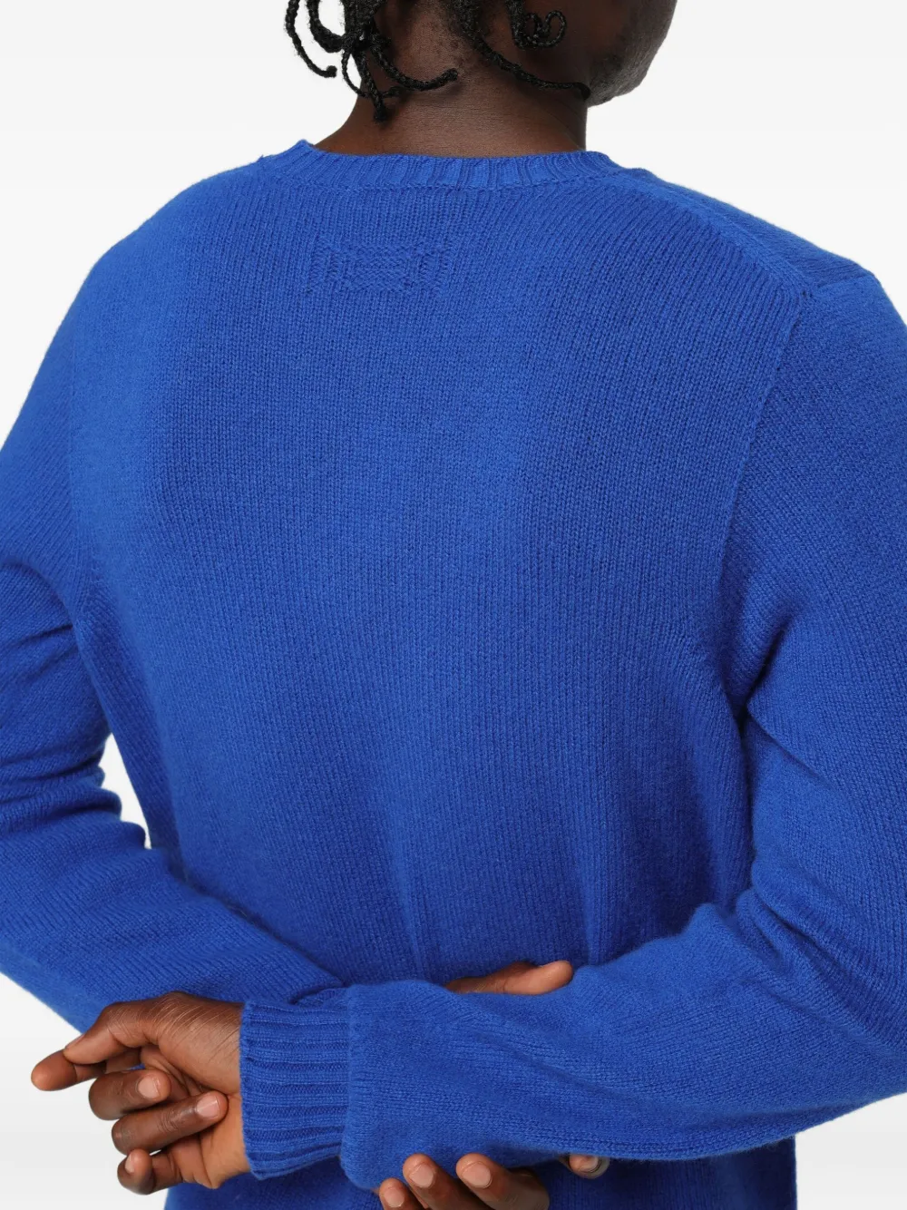 Drumohr Round-neck Sweater In Blue