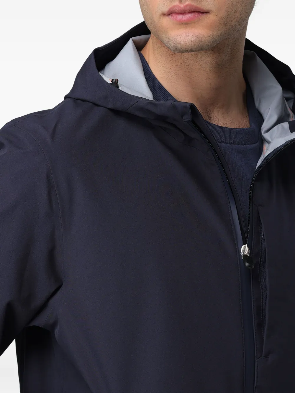 Save The Duck Jari Hooded Jacket In Blue