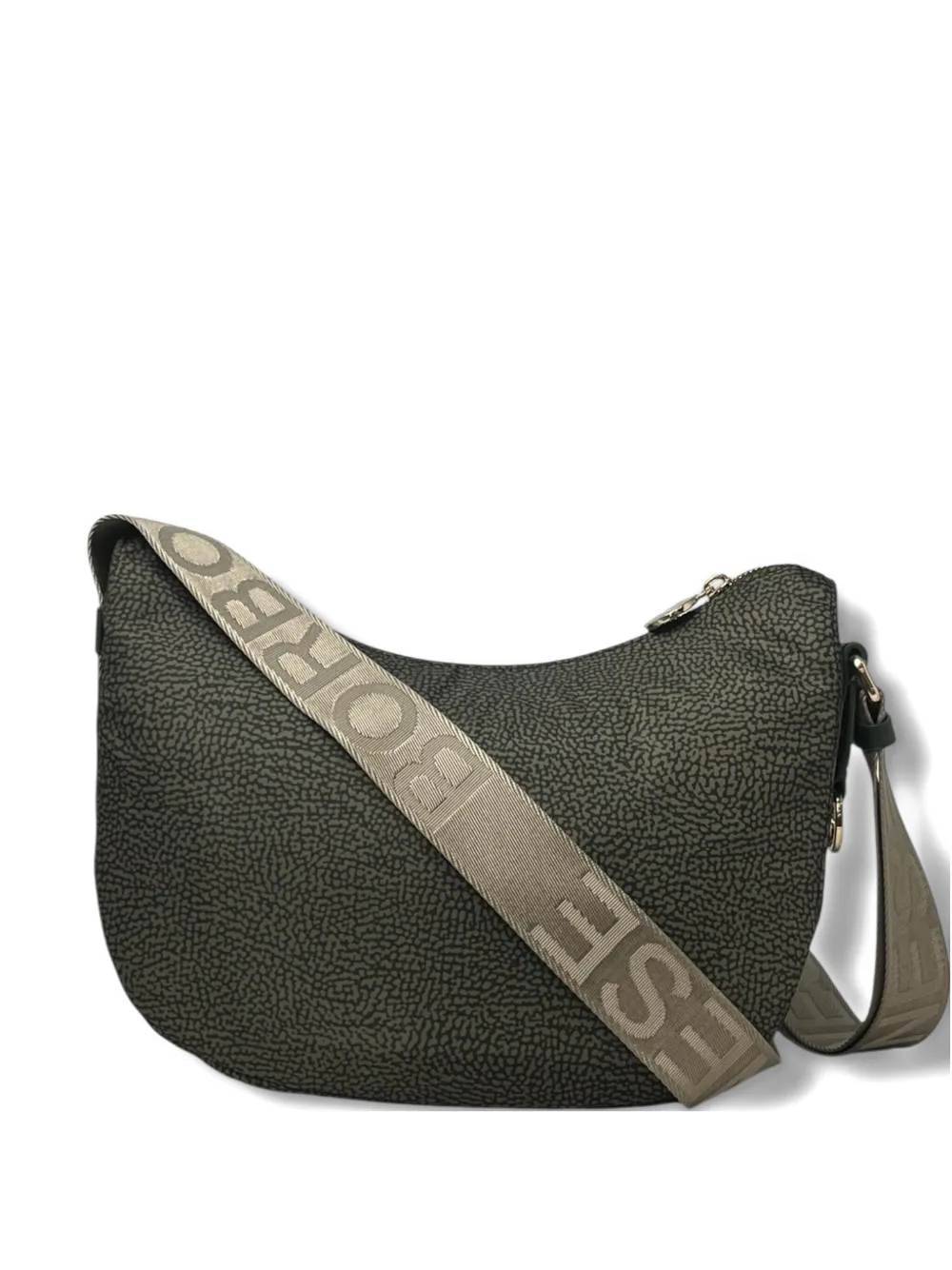 Borbonese small Luna crossbody bag | Black | Image 1