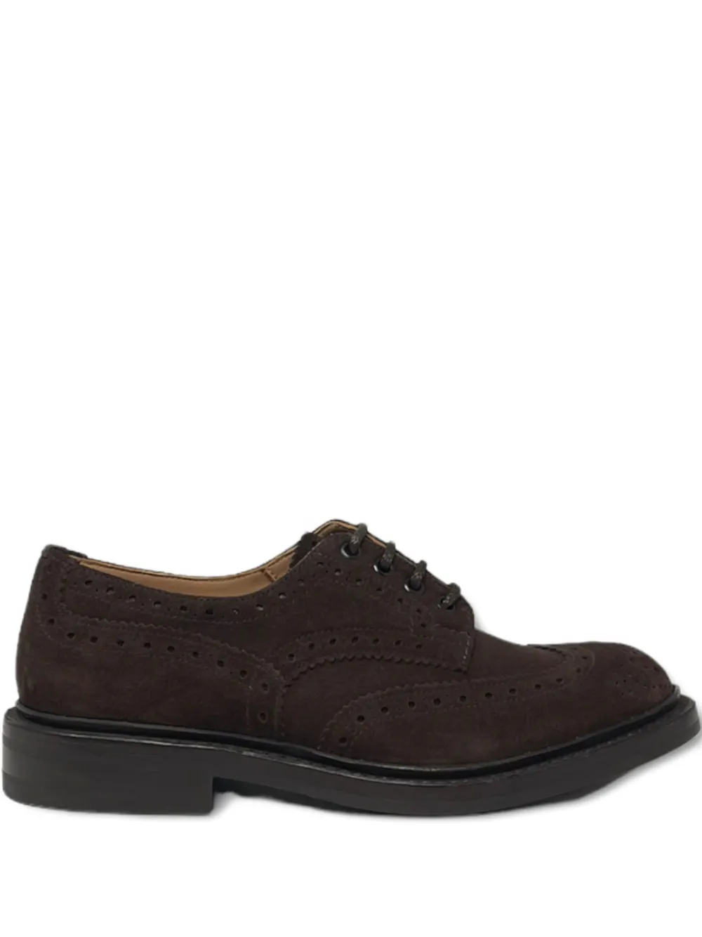 Tricker's Bourton suede brogues | Brown | Image 1