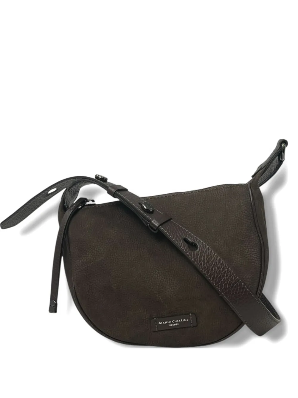 Gianni Chiarini Charlotte Textured Shoulder Bag In Brown