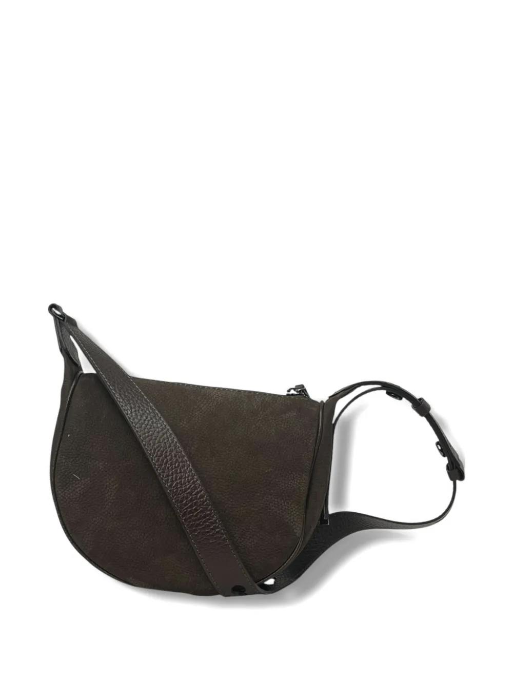 GIANNI CHIARINI Charlotte textured shoulder bag - Bruin
