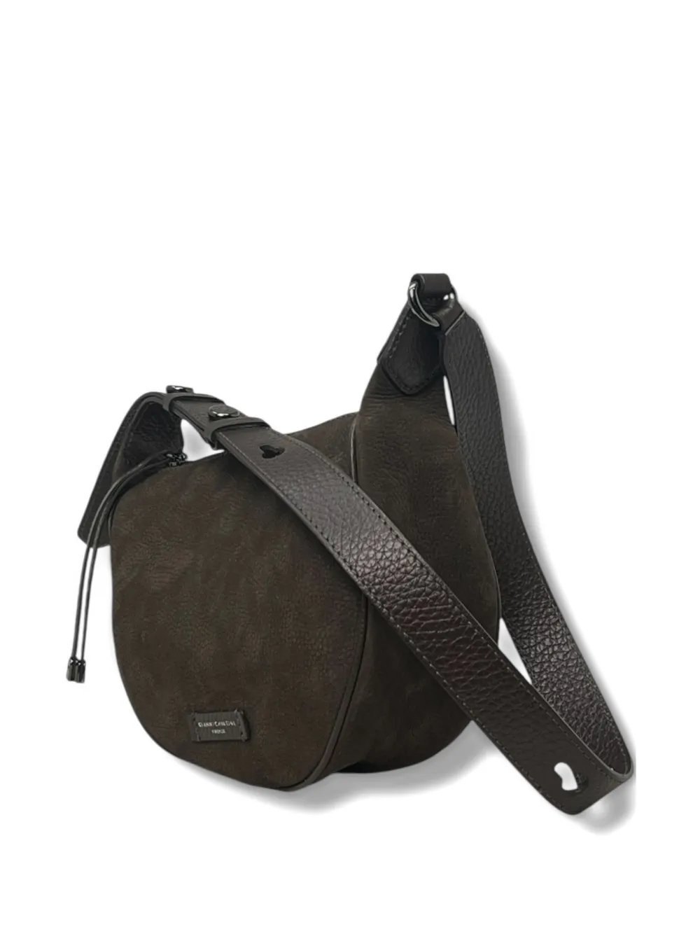 Gianni Chiarini Charlotte Textured Shoulder Bag In Brown