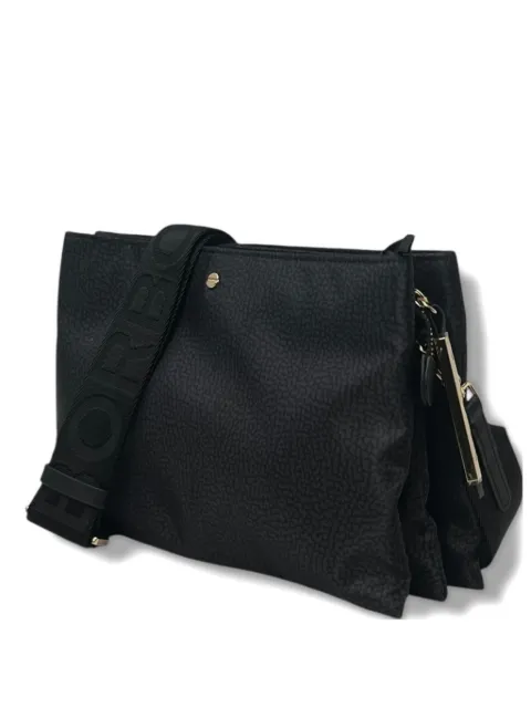 Borbonese abstract-pattern crossbody bag