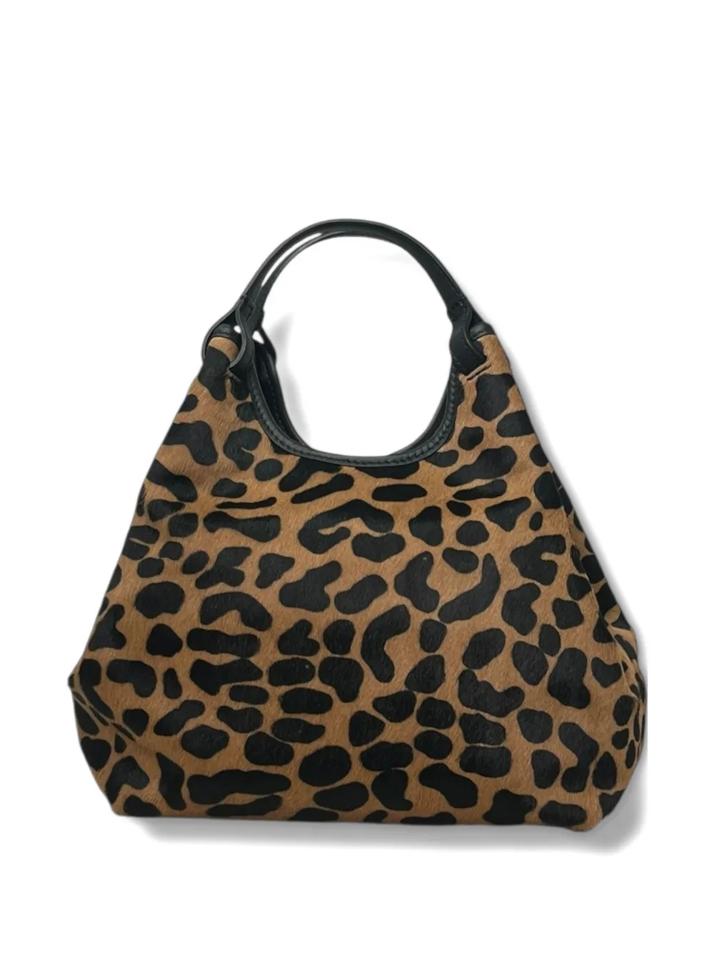 GIANNI CHIARINI Dua leopard-print shoulder bag - Bruin