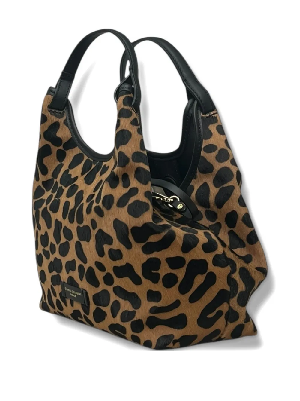 Gianni Chiarini Dua Leopard-print Shoulder Bag In Animal Print