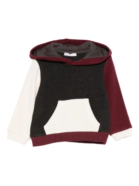 Miss Grant Kids colour-block hoodie