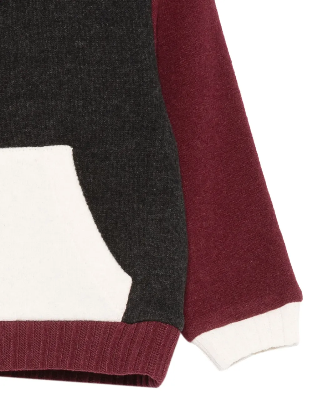 Miss Grant Kids Hoodie met colourblocking Grijs