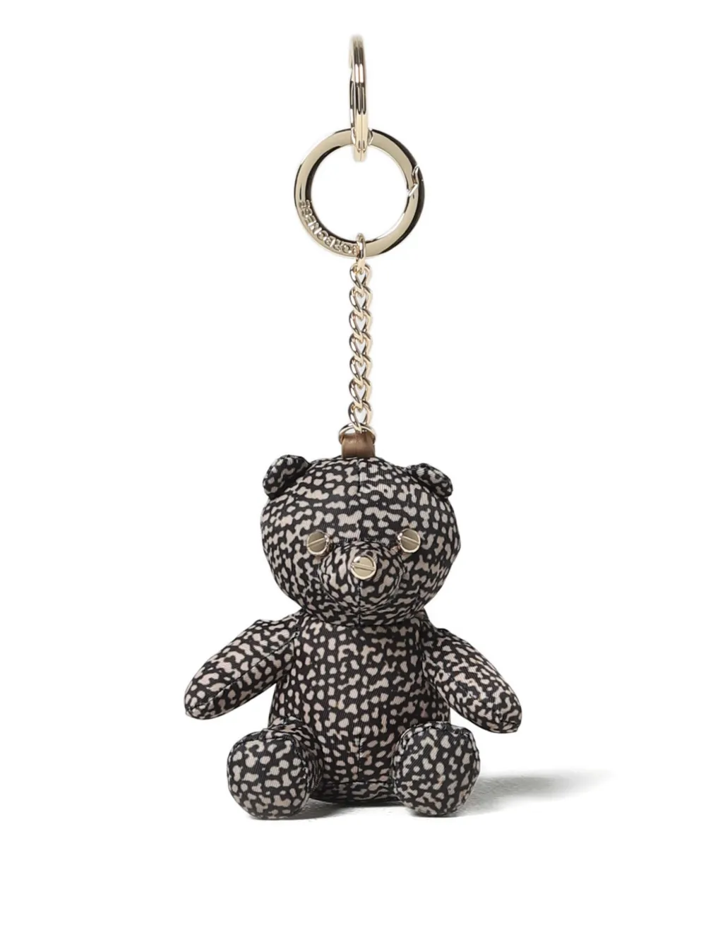 Borbonese porte-clés à motif Bear | noir | Image 1