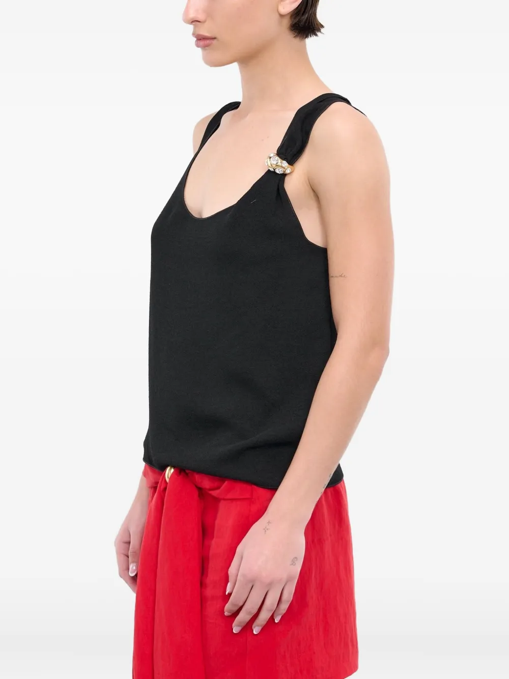 Blumarine Anella top Zwart