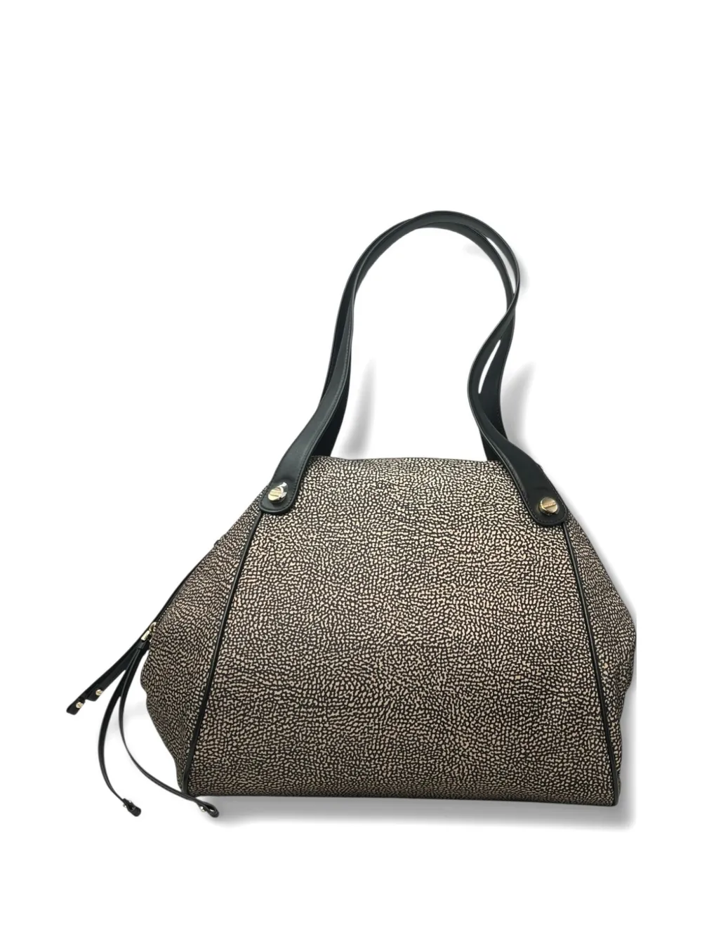 Borbonese Large Marie Shoulder Bag In Black