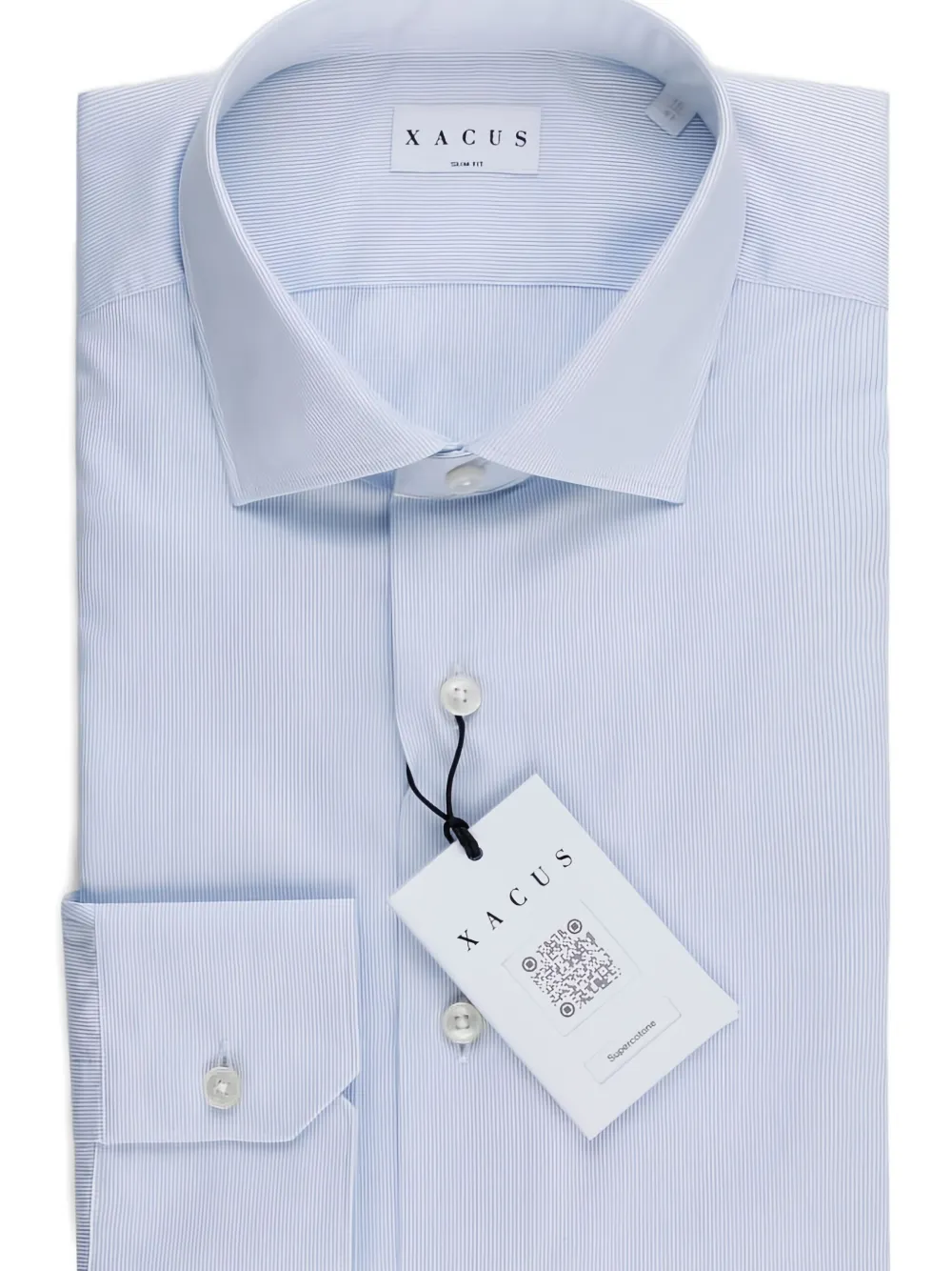 Xacus striped shirt - Blauw