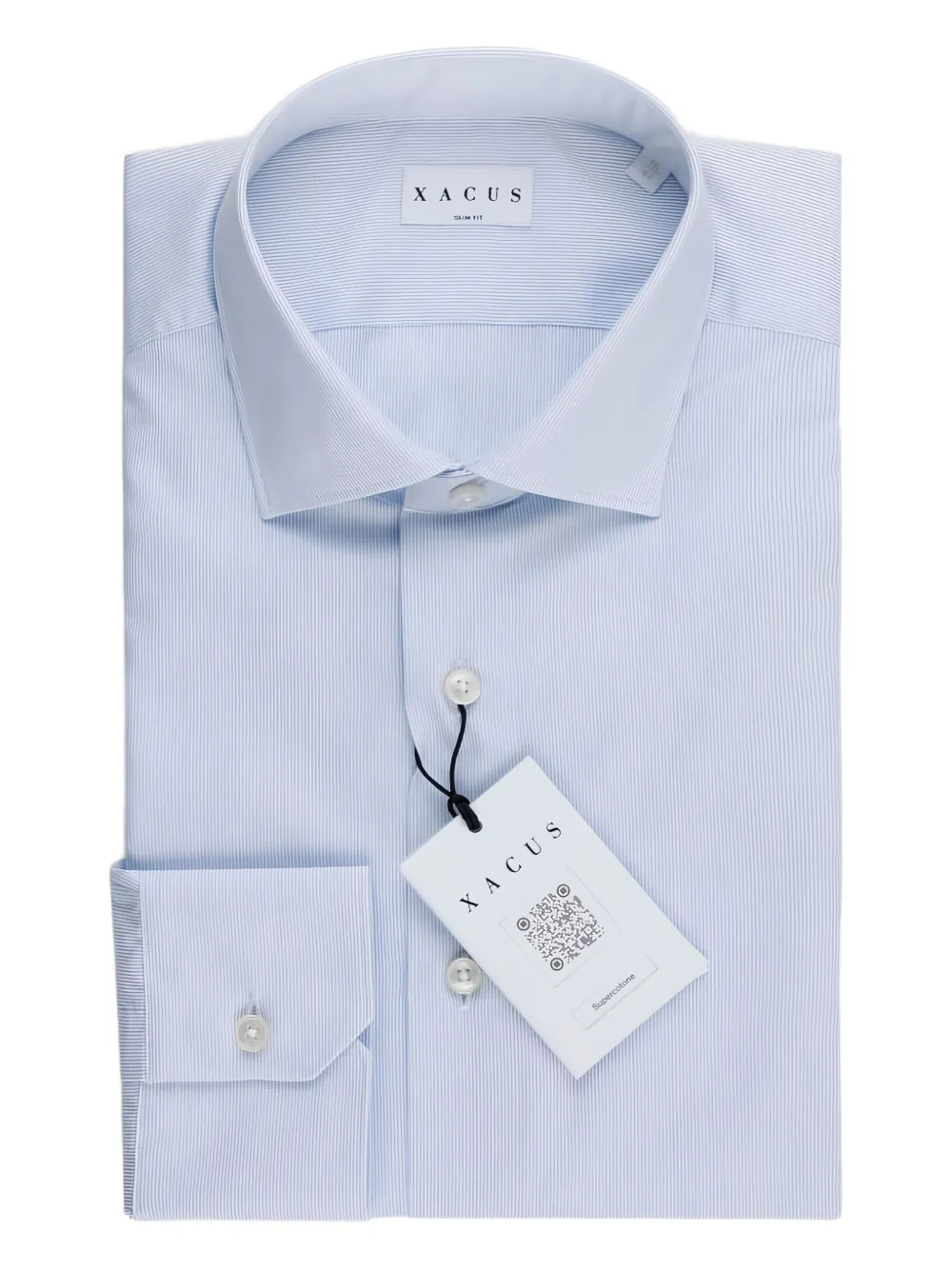 Xacus camisa con rayas estampadas | azul | Image 1