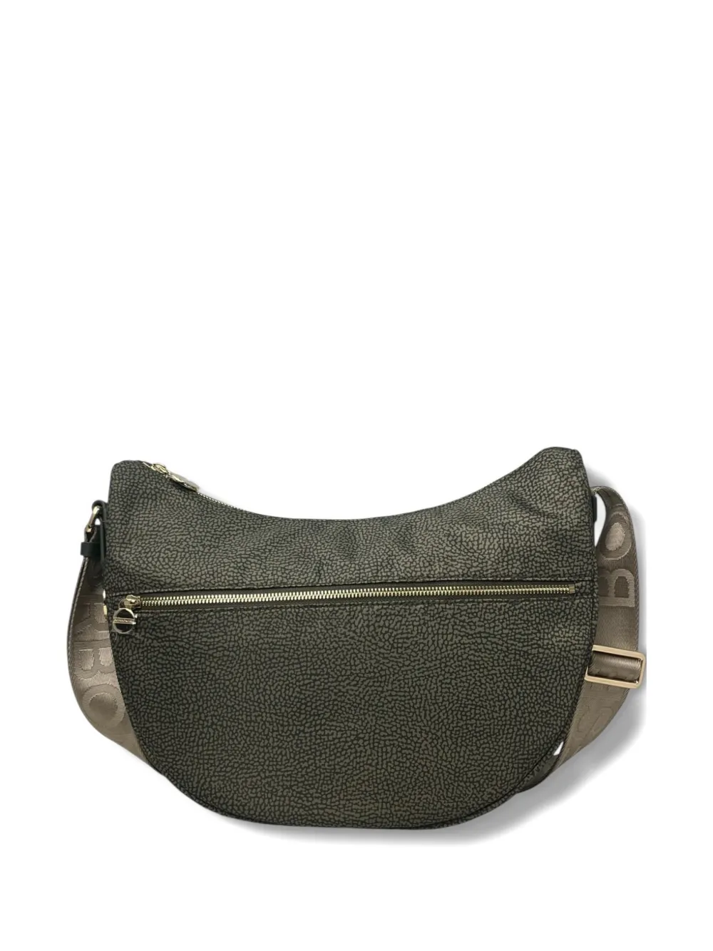 Borbonese Luna Cross Body Bag In Green