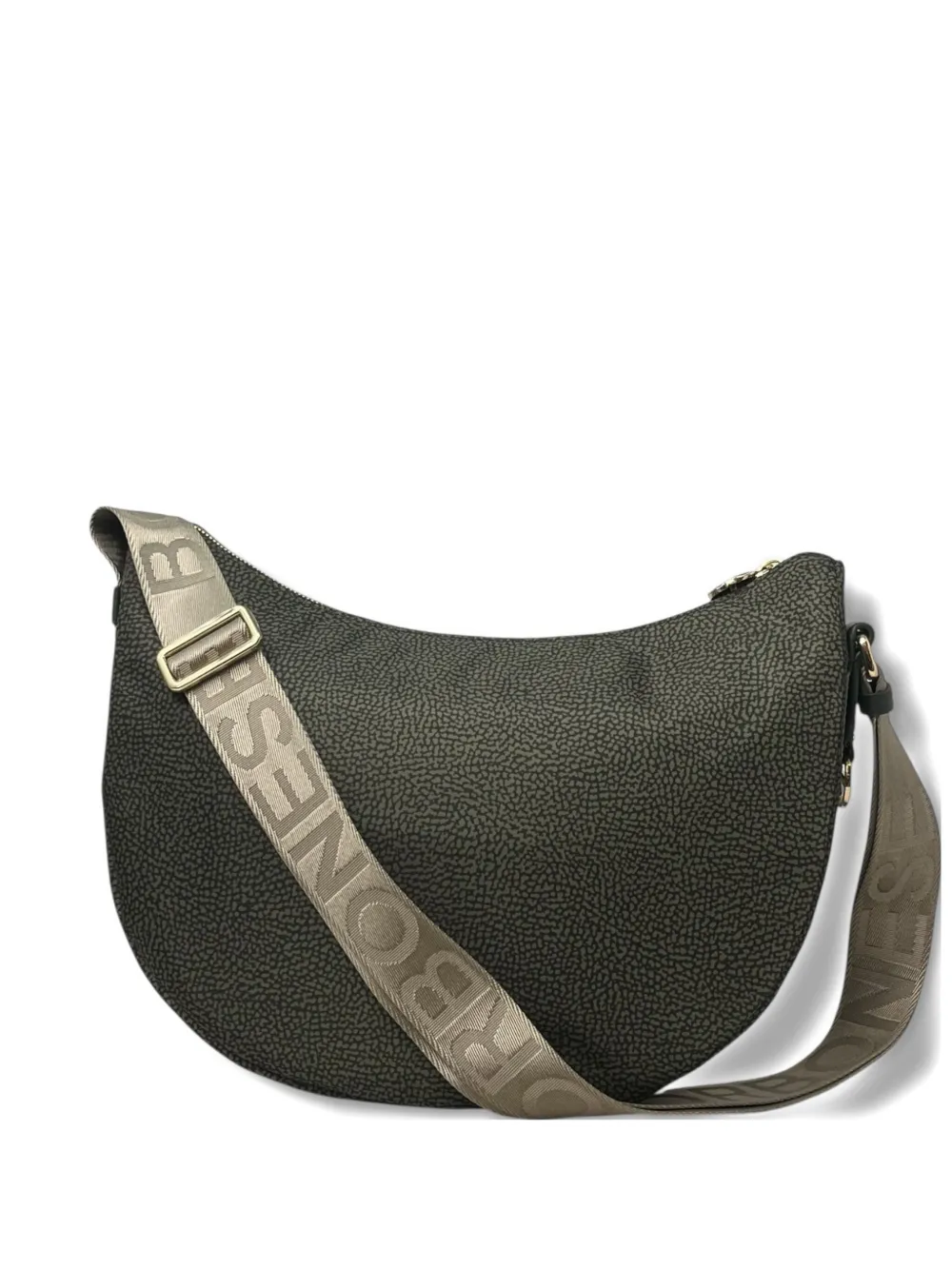 Borbonese Luna Cross Body Bag In Green