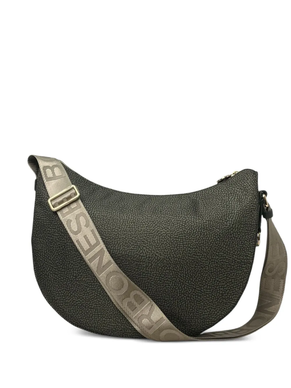 Borbonese Luna cross body bag | Green | Image 1