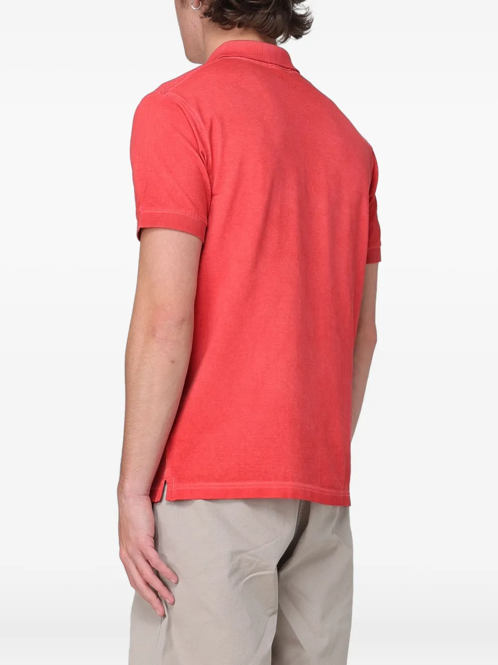 Sun68 Special Dyed cotton polo shirt - Rood