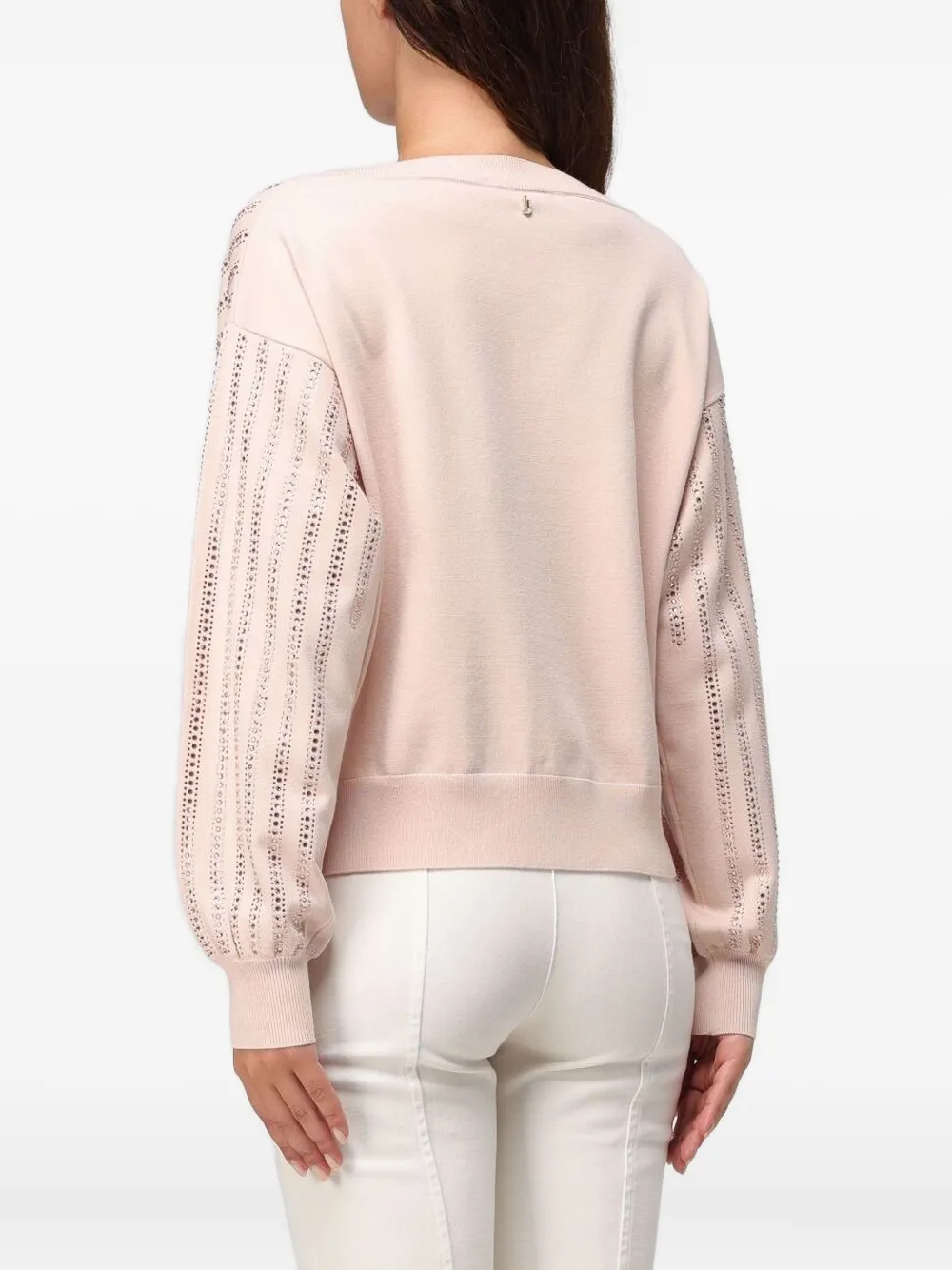 LIU JO Gestreifte Knitwear mit Verzierung | Pullover | Image 2