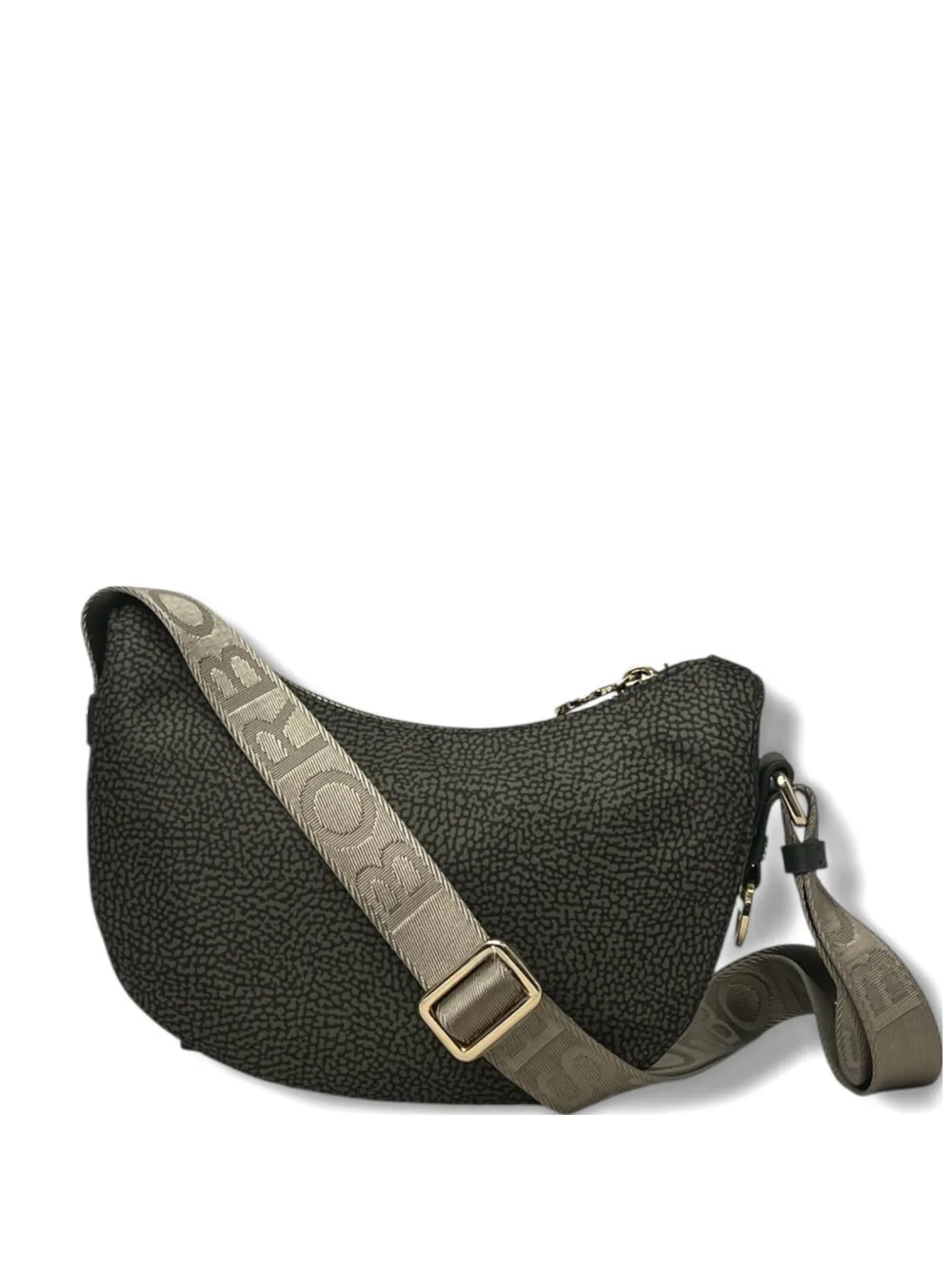 Borbonese Mini Luna Bag In Green