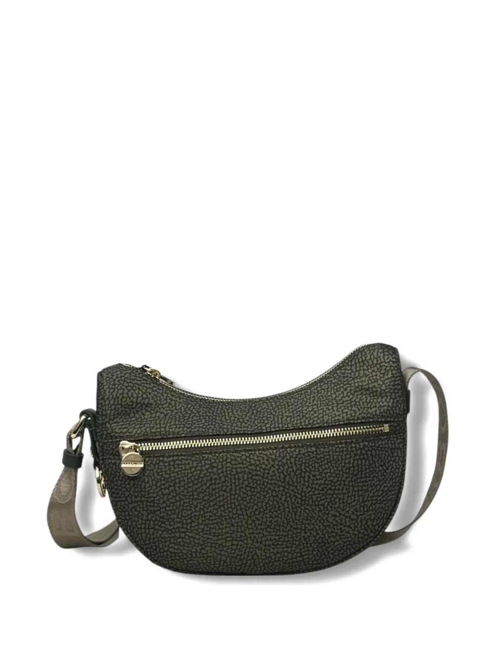 Borbonese Mini Luna Bag In Green